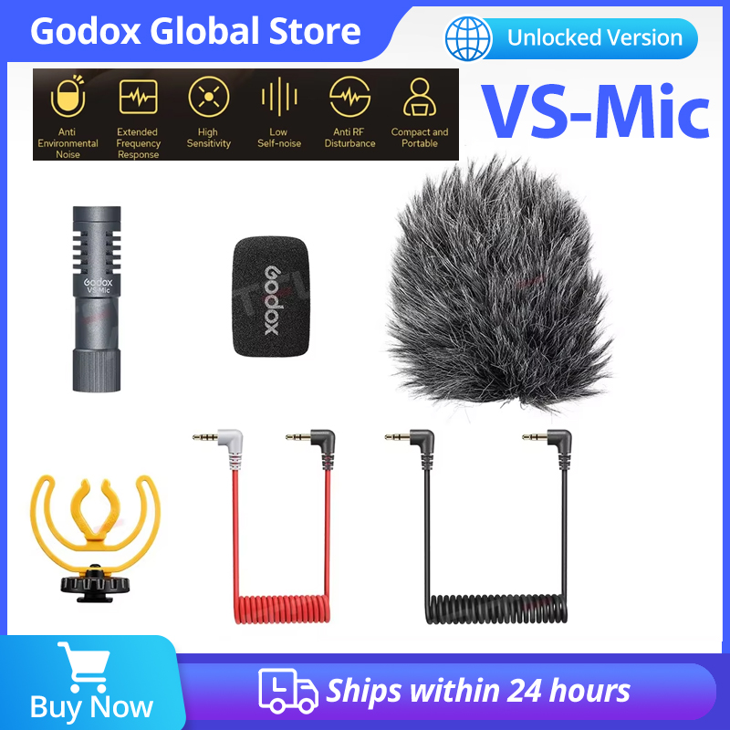 Seek Compact Pro Android - Mikrofon shotgun Godox VS-Mic Compact z