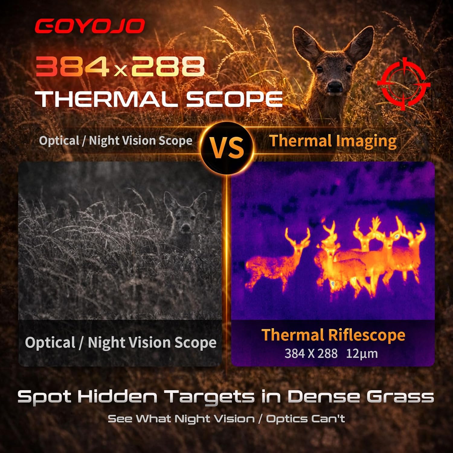 Hunting Thermal Imaging Scope - GOYOJO – termowizyjny celownik 384x288 z
