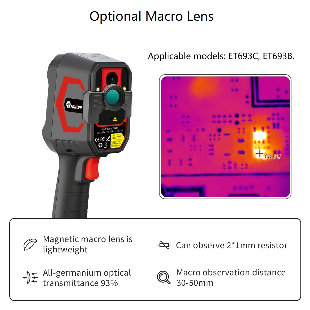 TOOLTOP ET693C Super IR Kamera – Nf 521 Thermal Imaging Camera recenzja i cena